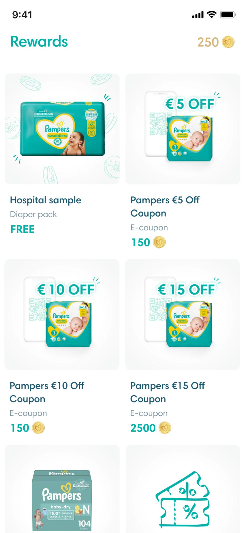 Pampers Screen 3